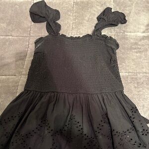 japna black peplum tank top